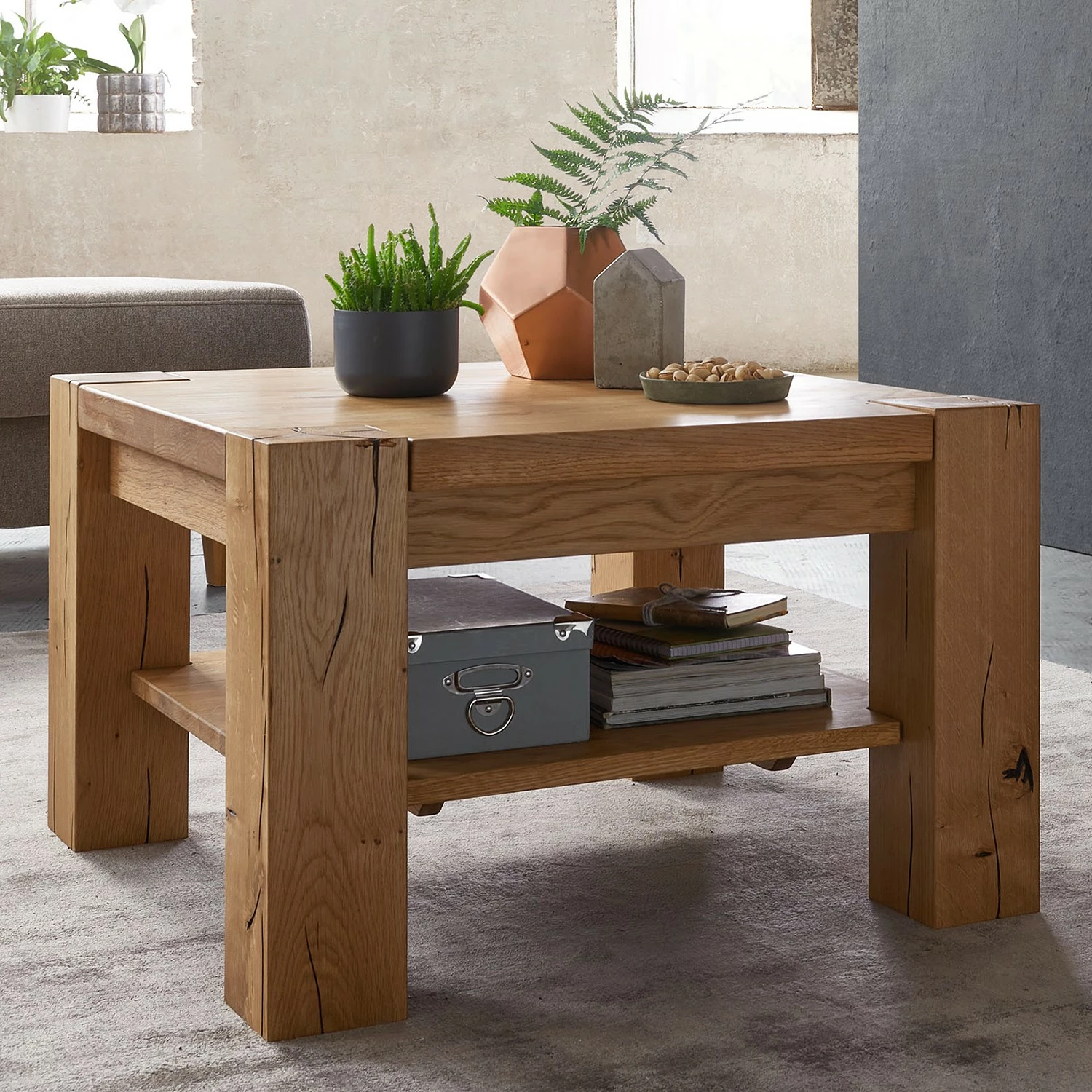 Naturoo Table basse Flatwoods - Chêne sauvage massif 4 Naturoo Table basse Flatwoods - Chêne sauvage massif – Image 2