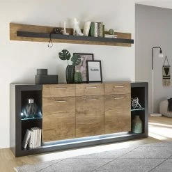 Red Living Buffet Talence I - Imitation châtaigner / Gris 11 Red Living Buffet Talence I - Imitation châtaigner / Gris -loftscape Boutique 1000236848 201218 06040500036 MOOD DETAILS P000000001000236848 mood