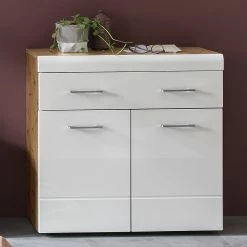 Loftscape Meuble d’entrée Liffre - Blanc brillant / Imitation chêne artisan 10 Loftscape Meuble d’entrée Liffre - Blanc brillant / Imitation chêne artisan -loftscape Boutique 1000237336 201230 13112400008 MOOD DETAILS P000000001000237336 mood