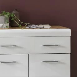 Loftscape Meuble d’entrée Liffre - Blanc brillant / Imitation chêne artisan 12 Loftscape Meuble d’entrée Liffre - Blanc brillant / Imitation chêne artisan -loftscape Boutique 1000237336 201230 13113300010 DETAILS P000000001000237336