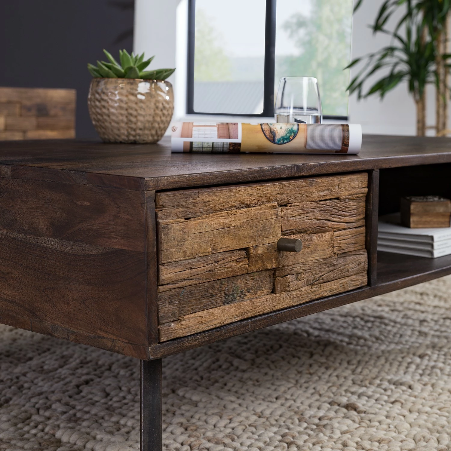 Ars Natura Table basse Woodal - Acacia massif 9 Ars Natura Table basse Woodal - Acacia massif – Image 7