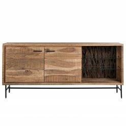 Ars Natura Buffet Roody - Avec éclairage - Acacia massif / Métal - Acacia / Noir 21 Ars Natura Buffet Roody - Avec éclairage - Acacia massif / Métal - Acacia / Noir -loftscape Boutique 1000238181 220420 030 DETAILS P000000001000238181