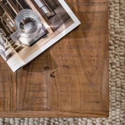 Ars Natura Table basse Roody II - Acacia massif / Métal - Acacia / Noir -loftscape Boutique 1000238182 220331 030 DETAILS P000000001000238182