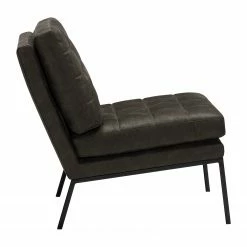Studio Copenhagen Fauteuil Chilli - Microfibre Hila: Marron foncé - Noir -loftscape Boutique 1000238762 210121 14444300010 DETAILS P000000001000238762