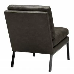 Studio Copenhagen Fauteuil Chilli - Microfibre Hila: Marron foncé - Noir -loftscape Boutique 1000238762 210121 14444300011 DETAILS P000000001000238762