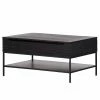 Red Living Table basse Soyons II - Acacia massif / Métal - Acacia noir / Noir -loftscape Boutique 1000239488 210108 13355600017 IMAGE P000000001000239488