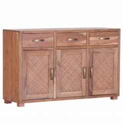 Naturoo Buffet Valenton - Acacia massif / Rotin