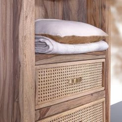 Naturoo Étagère Rodern - Sheesham massif / Cannage 11 Naturoo Étagère Rodern - Sheesham massif / Cannage -loftscape Boutique 1000239495 210108 13363500035 DETAILS P000000001000239495