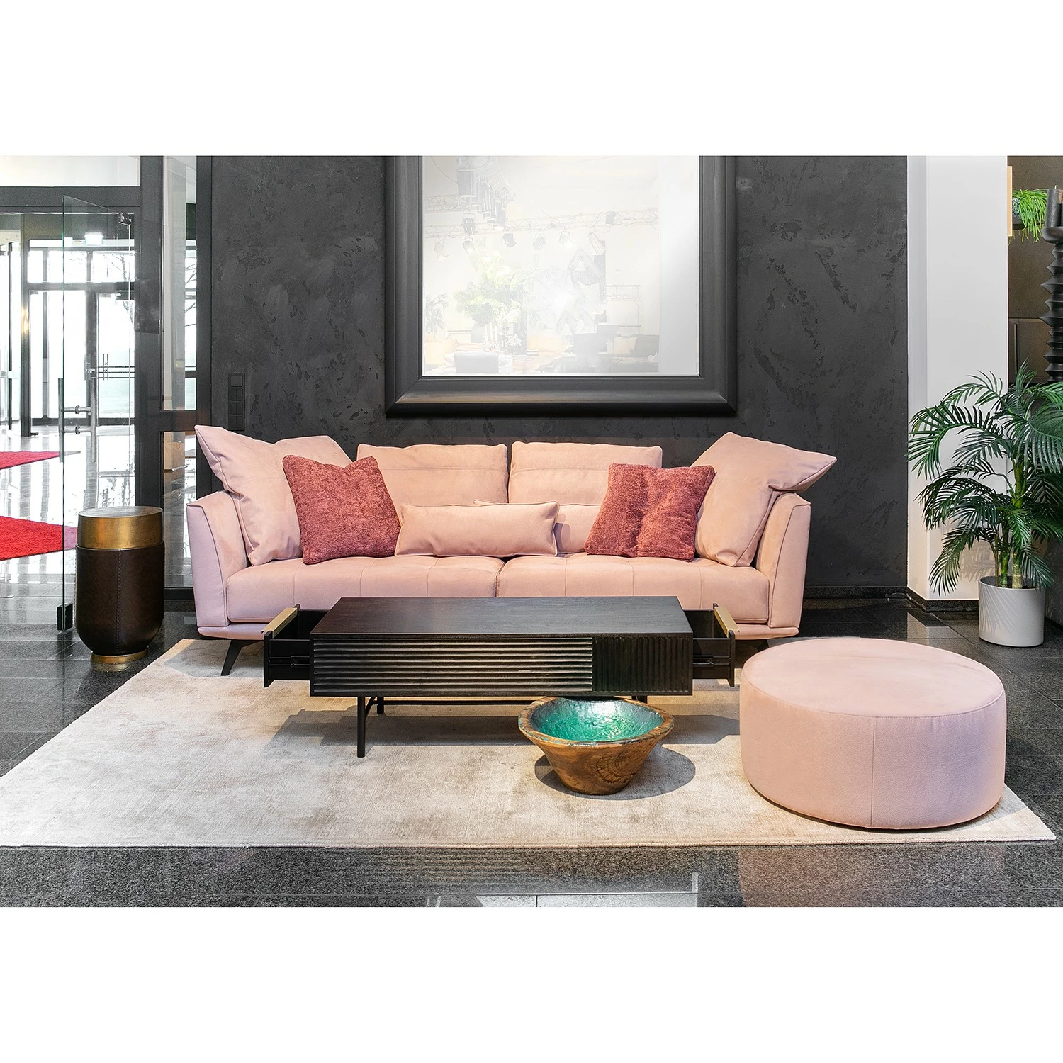 Red Living Table basse Soyons I - Acacia massif / Métal - Noir / Doré 4 Red Living Table basse Soyons I - Acacia massif / Métal - Noir / Doré – Image 2