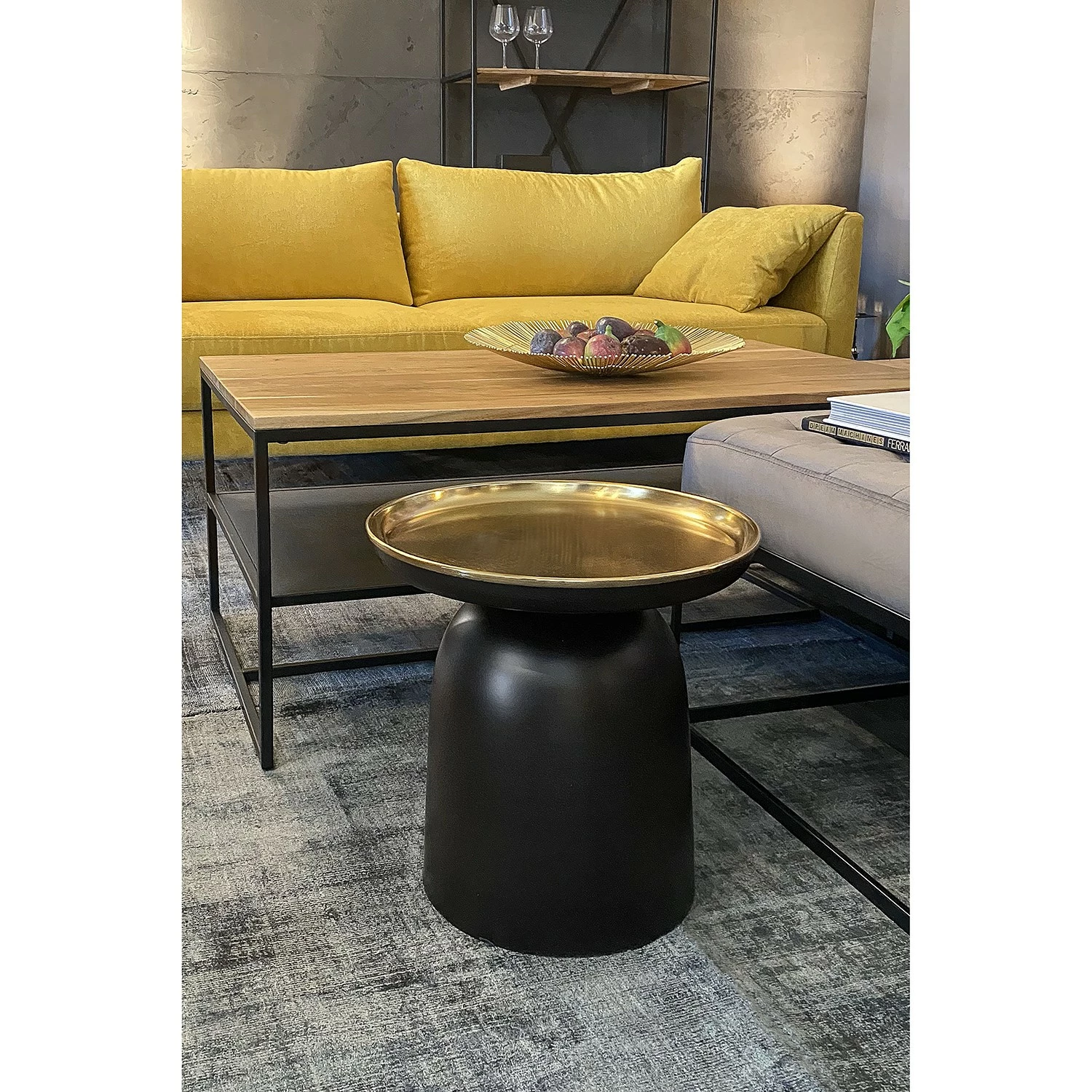 Red Living Bout de canapé Payzac VII - Métal - Noir 4 Red Living Bout de canapé Payzac VII - Métal - Noir – Image 2