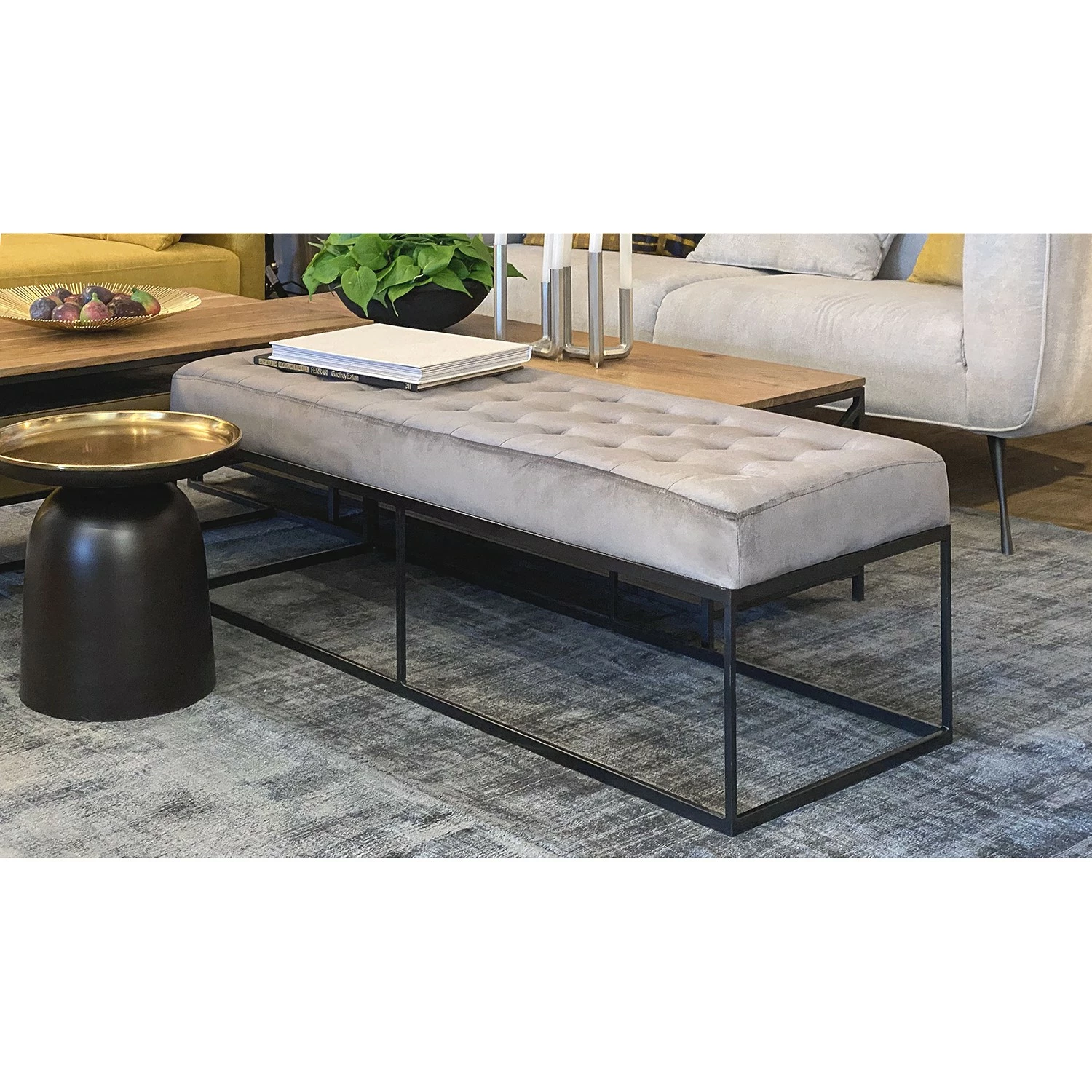 Red Living Bout de canapé Payzac VII - Métal - Noir 5 Red Living Bout de canapé Payzac VII - Métal - Noir – Image 3