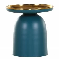 Red Living Bout de canapé Payzac VII - Métal - Bleu pétrole