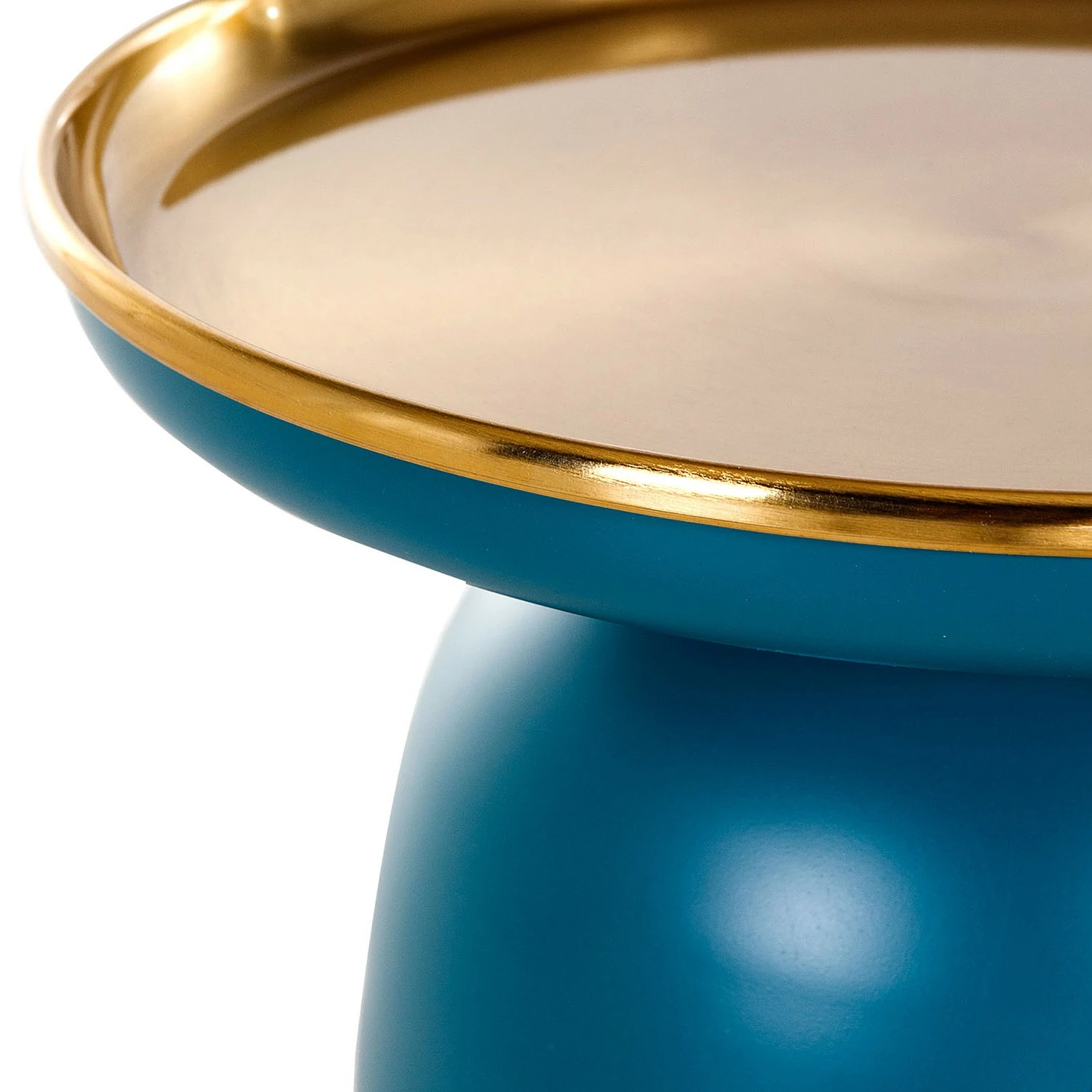 Red Living Bout de canapé Payzac VII - Métal - Bleu pétrole 6 Red Living Bout de canapé Payzac VII - Métal - Bleu pétrole – Image 4