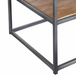 Red Living Armoire à vin Viessoix - Teck massif et acacia massif / Fer - Teck / Anthracite -loftscape Boutique 1000240176 210115 08043100033 DETAILS P000000001000240176