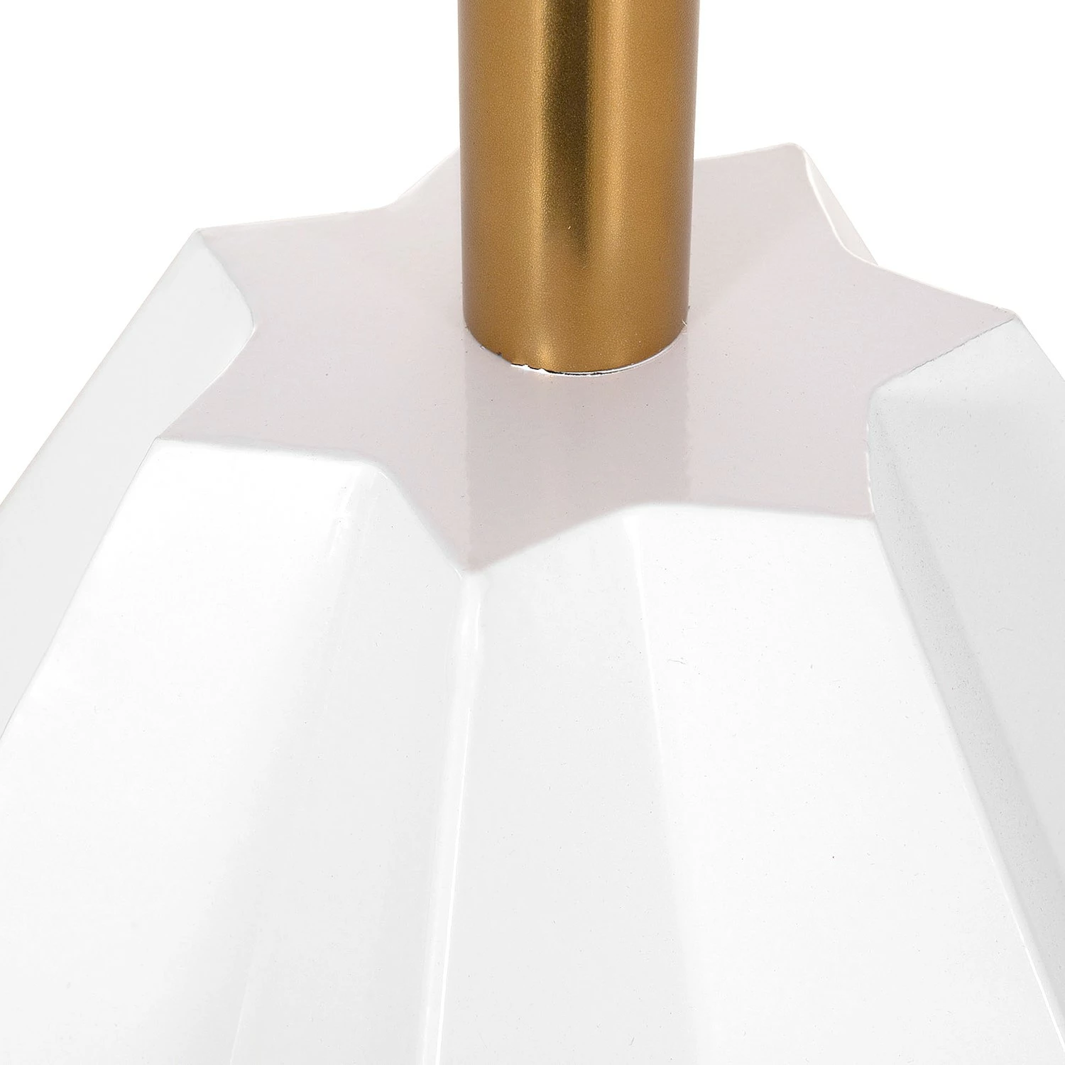 Red Living Bout de canapé Carling III - Marbre / Métal - Marbre blanc / Doré 7 Red Living Bout de canapé Carling III - Marbre / Métal - Marbre blanc / Doré – Image 5