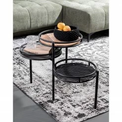 Red Living Bout de canapé Fenay III - Acacia massif / Métal - Acacia / Noir 11 Red Living Bout de canapé Fenay III - Acacia massif / Métal - Acacia / Noir -loftscape Boutique 1000240804 210608 14180800008 MOOD DETAILS P000000001000240804 mood