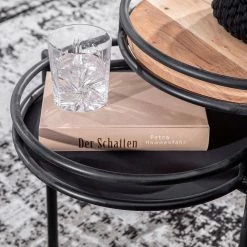 Red Living Bout de canapé Fenay III - Acacia massif / Métal - Acacia / Noir 12 Red Living Bout de canapé Fenay III - Acacia massif / Métal - Acacia / Noir -loftscape Boutique 1000240804 210608 14180800009 MOOD DETAILS P000000001000240804 mood