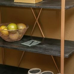 Red Living Étagère Oissel I - Acacia massif / Métal - Acacia noir / Doré 7 Red Living Étagère Oissel I - Acacia massif / Métal - Acacia noir / Doré -loftscape Boutique 1000240810 210113 13380800063 DETAILS P000000001000240810