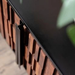 Red Living Meuble TV Sanvic - Sheesham / Acacia massif - Sheesham / Anthracite -loftscape Boutique 1000240814 210812 13315600008 DETAILS P000000001000240814