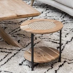 Red Living Bouts de canapé Fenay IV (lot de 2) - Cannage / Acacia massif - Acacia / Noir 13 Red Living Bouts de canapé Fenay IV (lot de 2) - Cannage / Acacia massif - Acacia / Noir -loftscape Boutique 1000240820 210303 06505100005 MOOD DETAILS P000000001000240820 mood