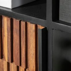 Red Living Étagère Sanvic - Sheesham / Acacia massif - Sheesham / Anthracite -loftscape Boutique 1000240822 210812 13315600017 DETAILS P000000001000240822