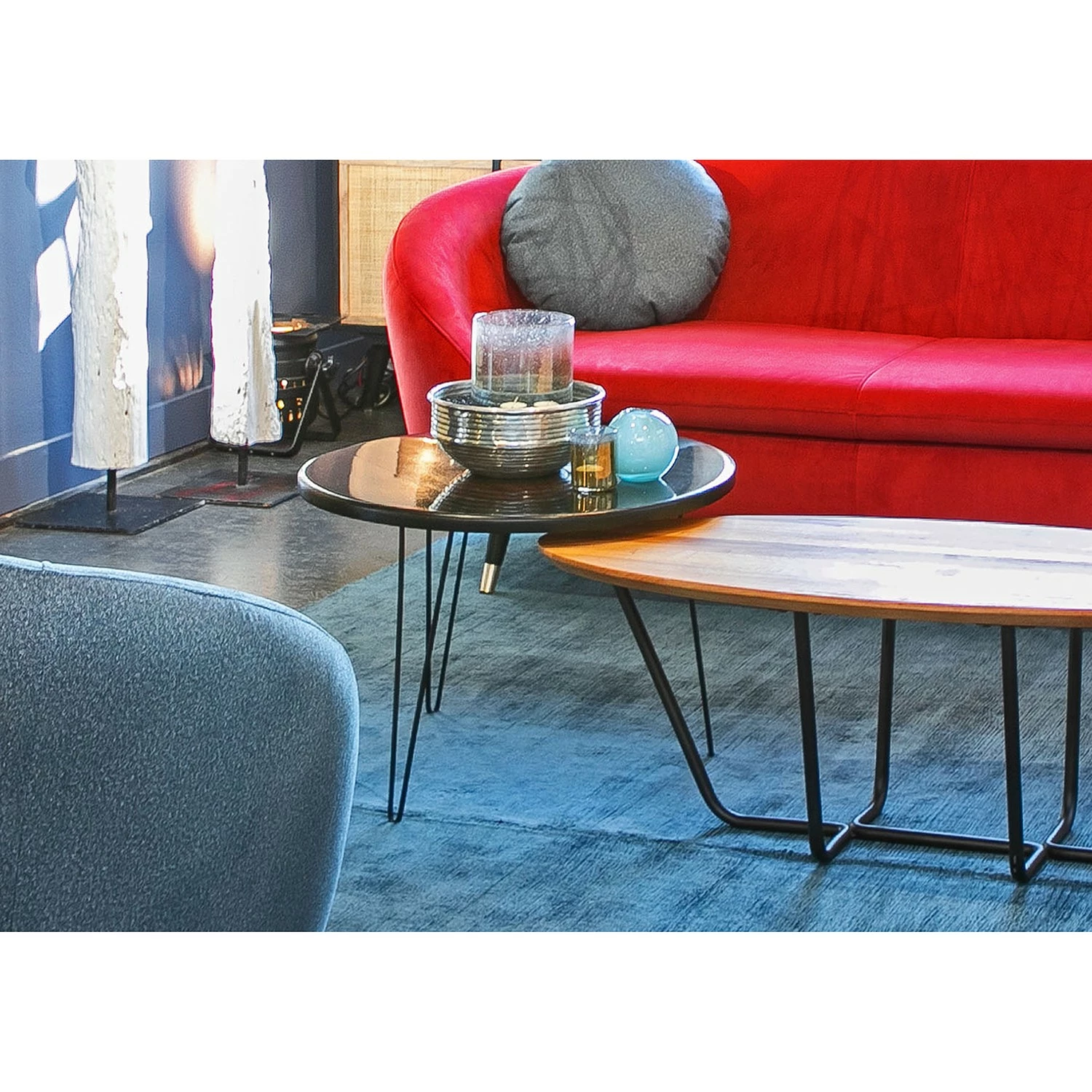 Red Living Table basse Jouy - Manguier massif / Métal - Marron / Noir 5 Red Living Table basse Jouy - Manguier massif / Métal - Marron / Noir – Image 3