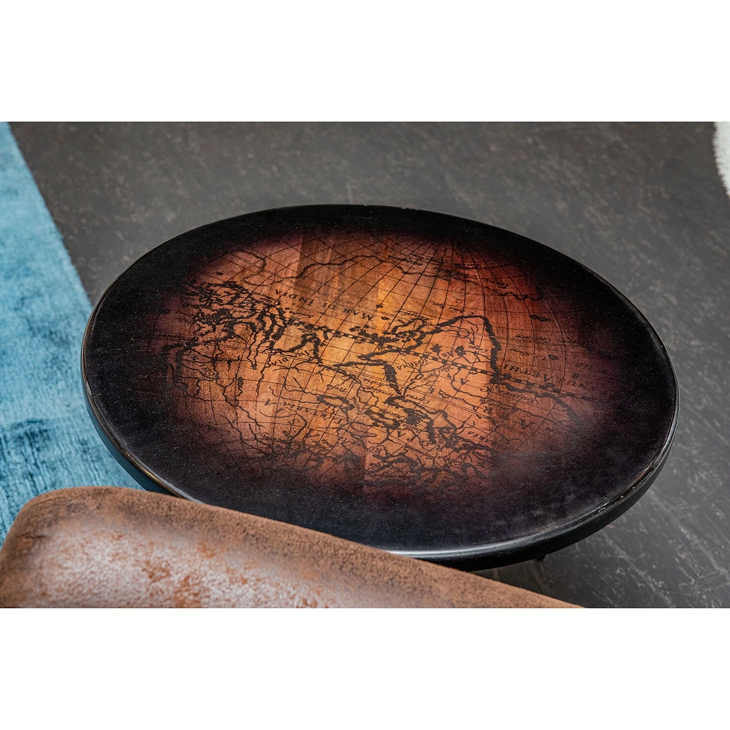 Red Living Table basse Jouy - Manguier massif / Métal - Marron / Noir 9 Red Living Table basse Jouy - Manguier massif / Métal - Marron / Noir – Image 7