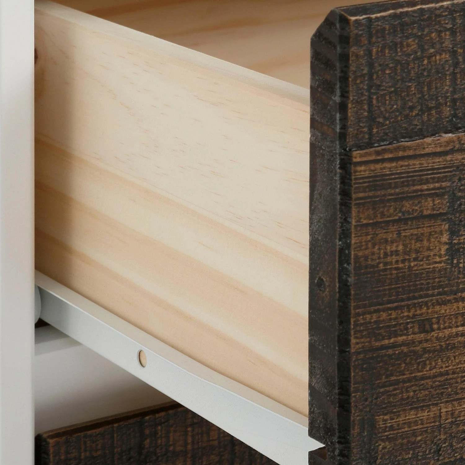 Loftscape Enfilade Marnac - Partiellement en pin massif - Pin / Blanc 7 Loftscape Enfilade Marnac - Partiellement en pin massif - Pin / Blanc – Image 5