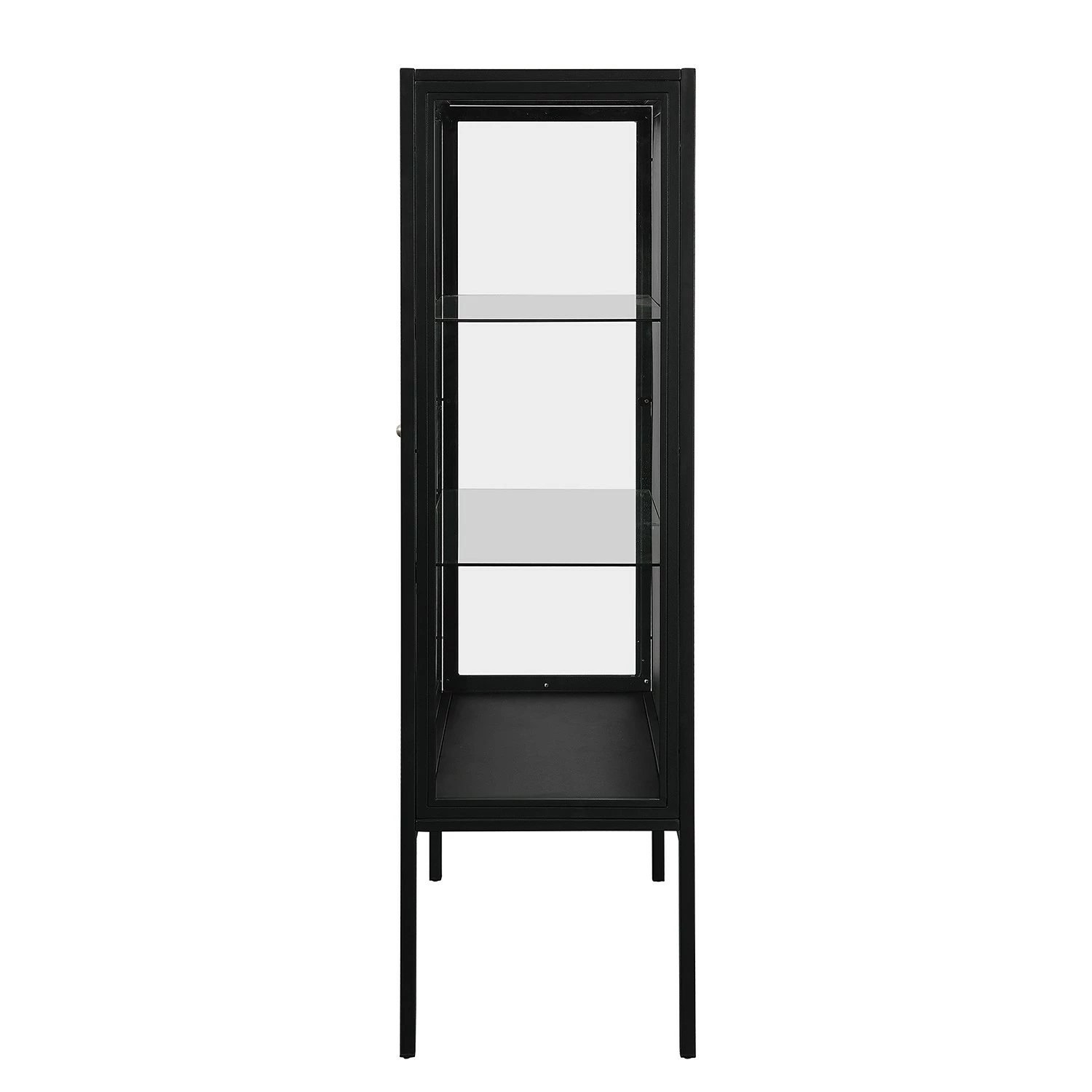 Loftscape Buffet haut Aregno - Verre / Métal - Noir - Largeur : 100 cm 7 Loftscape Buffet haut Aregno - Verre / Métal - Noir - Largeur : 100 cm – Image 5