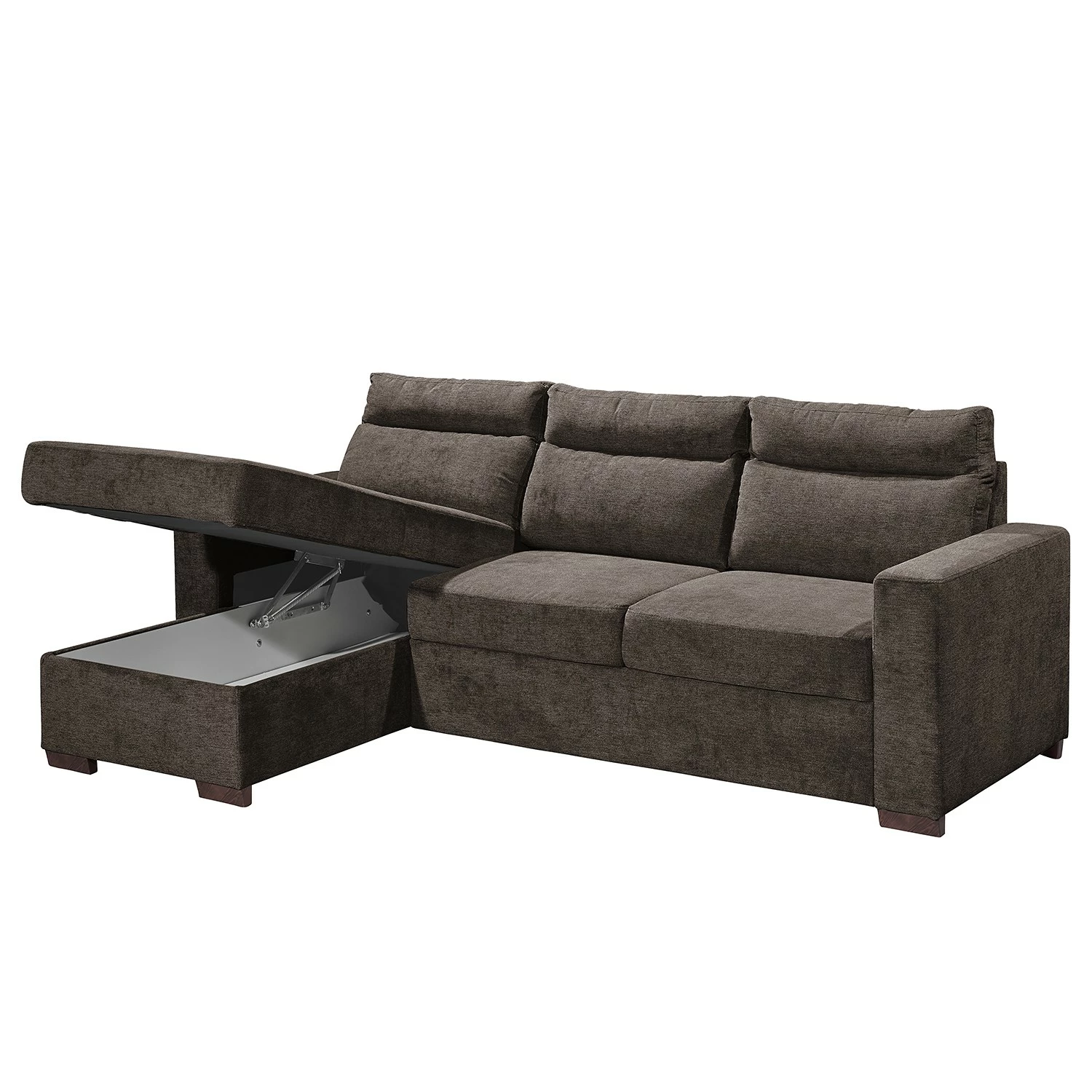 Loftscape Canapé d’angle Veuves - Microfibre - Microfibre Ranu: Gris minéral 7 Loftscape Canapé d’angle Veuves - Microfibre - Microfibre Ranu: Gris minéral – Image 5