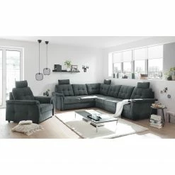 Loftscape Fauteuil de relaxation Lomme - Microfibre - Microfibre Ranu: Anthracite -loftscape Boutique 1000241652 210127 18085500095 MOOD DETAILS P000000001000241652 mood