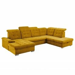 Loftscape Canapé panoramique Montbel - Microfibre - Microfibre Ranu: Jaune moutarde - Méridienne courte à gauche / longue à droite (vue de face) 18 Loftscape Canapé panoramique Montbel - Microfibre - Microfibre Ranu: Jaune moutarde - Méridienne courte à gauche / longue à droite (vue de face) -loftscape Boutique 1000241660 210127 18103200174 DETAILS P000000001000241660