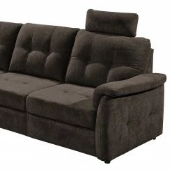 Loftscape Canapé d’angle Lomme - Microfibre - Microfibre Ranu: Gris minéral - Fonction lit à gauche (vue de face) - Profondeur : 304 cm -loftscape Boutique 1000241691 210127 18190900514 DETAILS P000000001000241691