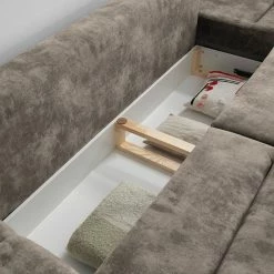 Loftscape Canapé d’angle Venouse - Velours - Velours Insa: Gris minéral - Méridienne courte à droite (vue de face) 24 Loftscape Canapé d’angle Venouse - Velours - Velours Insa: Gris minéral - Méridienne courte à droite (vue de face) -loftscape Boutique 1000241693 210127 18195000536 DETAILS P000000001000241693