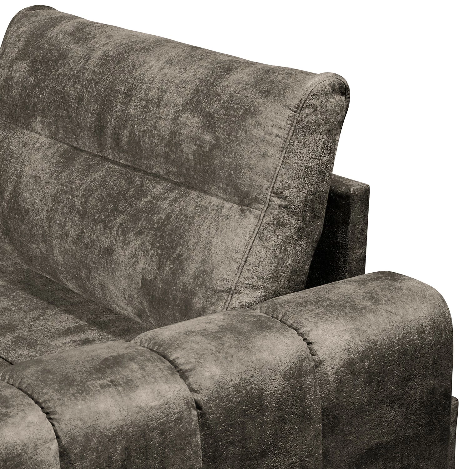 Loftscape Canapé d’angle Venouse - Velours - Velours Insa: Gris minéral - Méridienne courte à droite (vue de face) 13 Loftscape Canapé d’angle Venouse - Velours - Velours Insa: Gris minéral - Méridienne courte à droite (vue de face) – Image 11