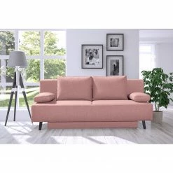 Mørteens Canapé convertible Kaukonen - Tissu structuré - Tissu structuré Stilla: Rose vieilli -loftscape Boutique 1000242088 210407 14241600002 MOOD DETAILS P000000001000242088 mood