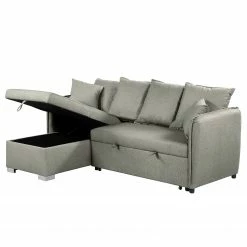 Loftscape Canapé d’angle Lillers - Tissu - Gris lumineux - Méridienne courte à gauche (vue de face) 16 Loftscape Canapé d’angle Lillers - Tissu - Gris lumineux - Méridienne courte à gauche (vue de face) -loftscape Boutique 1000242710 210929 14122900066 DETAILS P000000001000242710