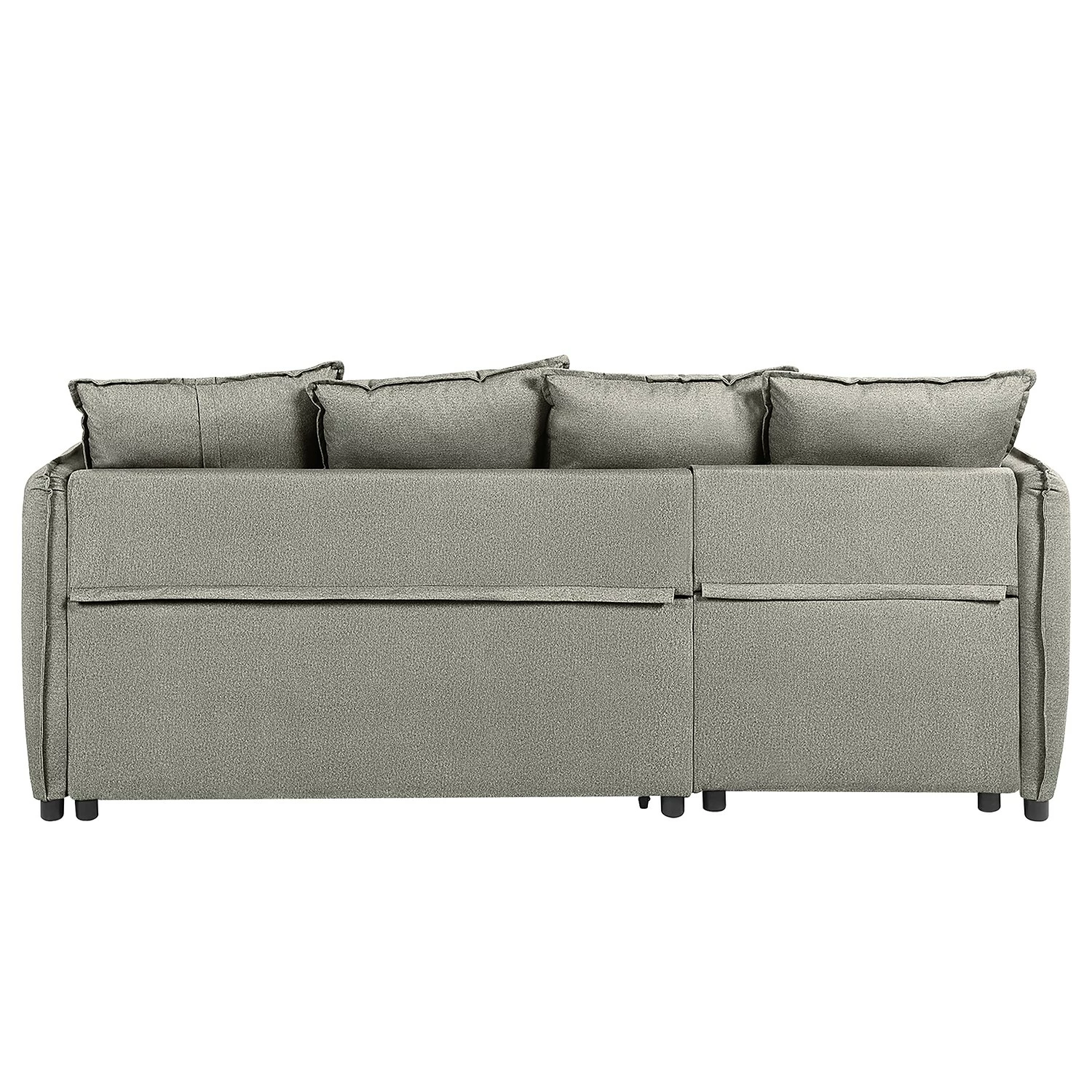 Loftscape Canapé d’angle Lillers - Tissu - Gris lumineux - Méridienne courte à gauche (vue de face) 10 Loftscape Canapé d’angle Lillers - Tissu - Gris lumineux - Méridienne courte à gauche (vue de face) – Image 8