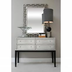 Red Living Commode Vaunac - Blanc / Argenté / Noir -loftscape Boutique 1000242716 210121 07574800017 MOOD DETAILS P000000001000242716 mood