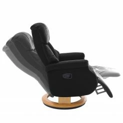 Modoform Fauteuil relax Grunewald II - Cuir véritable / Imitation cuir - Cuir Libi: Noir -loftscape Boutique 1000242727 210222 15090500017 DETAILS P000000001000242727