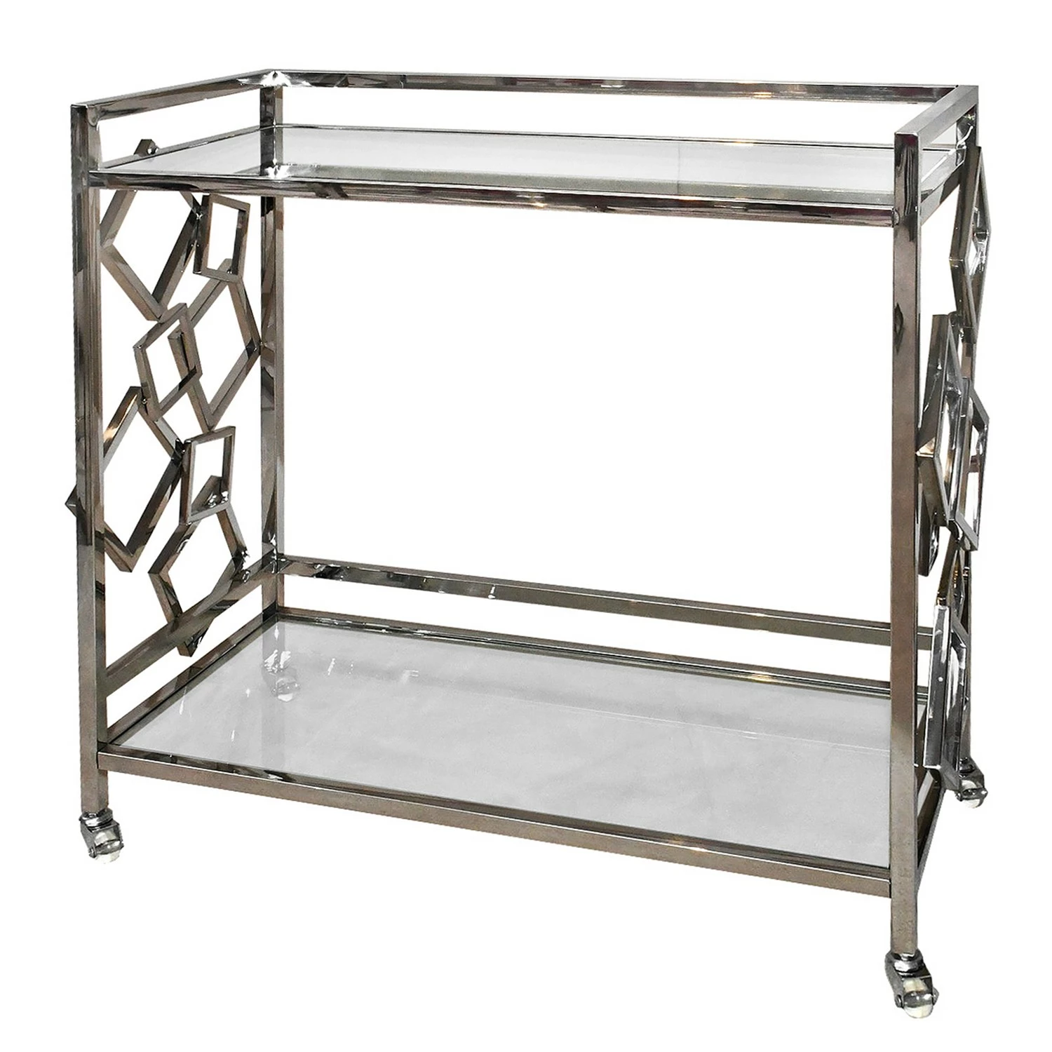 Loftscape Desserte Peillac - Verre / Acier inoxydable chromé 3 Loftscape Desserte Peillac - Verre / Acier inoxydable chromé