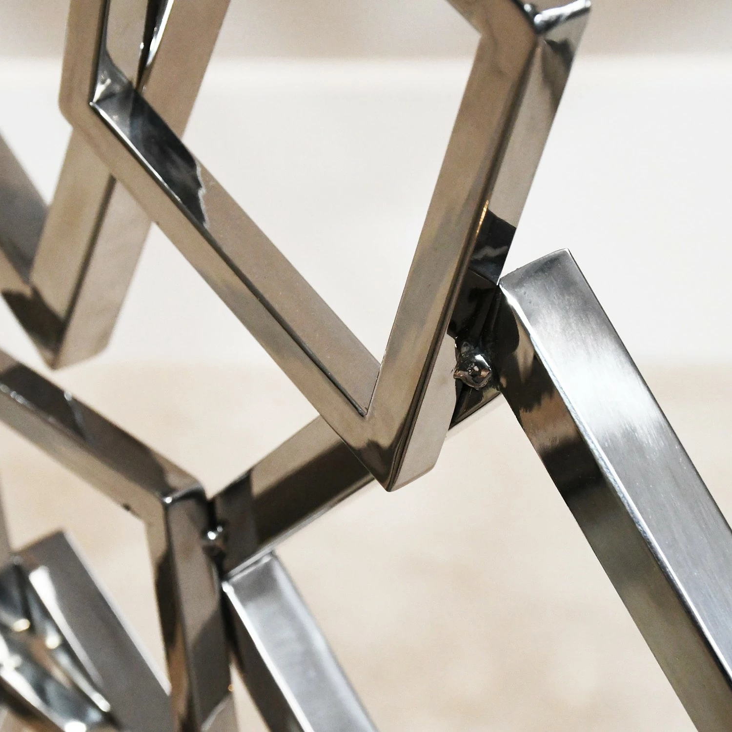 Loftscape Desserte Peillac - Verre / Acier inoxydable chromé 5 Loftscape Desserte Peillac - Verre / Acier inoxydable chromé – Image 3