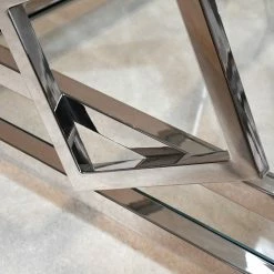 Loftscape Desserte Peillac - Verre / Acier inoxydable chromé 12 Loftscape Desserte Peillac - Verre / Acier inoxydable chromé -loftscape Boutique 1000242734 210121 08252200080 DETAILS P000000001000242734