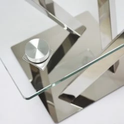 Loftscape Table basse Vareilles II - Verre / Acier inoxydable chromé -loftscape Boutique 1000242735 210121 08254000086 DETAILS P000000001000242735