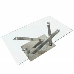 Loftscape Table basse Vareilles I - Verre / Acier inoxydable chromé -loftscape Boutique 1000242736 210121 08254800089 DETAILS P000000001000242736