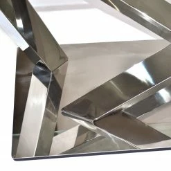 Loftscape Table basse Vareilles I - Verre / Acier inoxydable chromé -loftscape Boutique 1000242736 210121 08255800092 DETAILS P000000001000242736