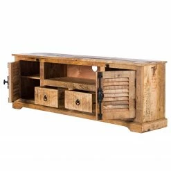 Wolf-Möbel Meuble TV Senille - Manguier massif -loftscape Boutique 1000243198 220107 084246000032 DETAILS P000000001000243198