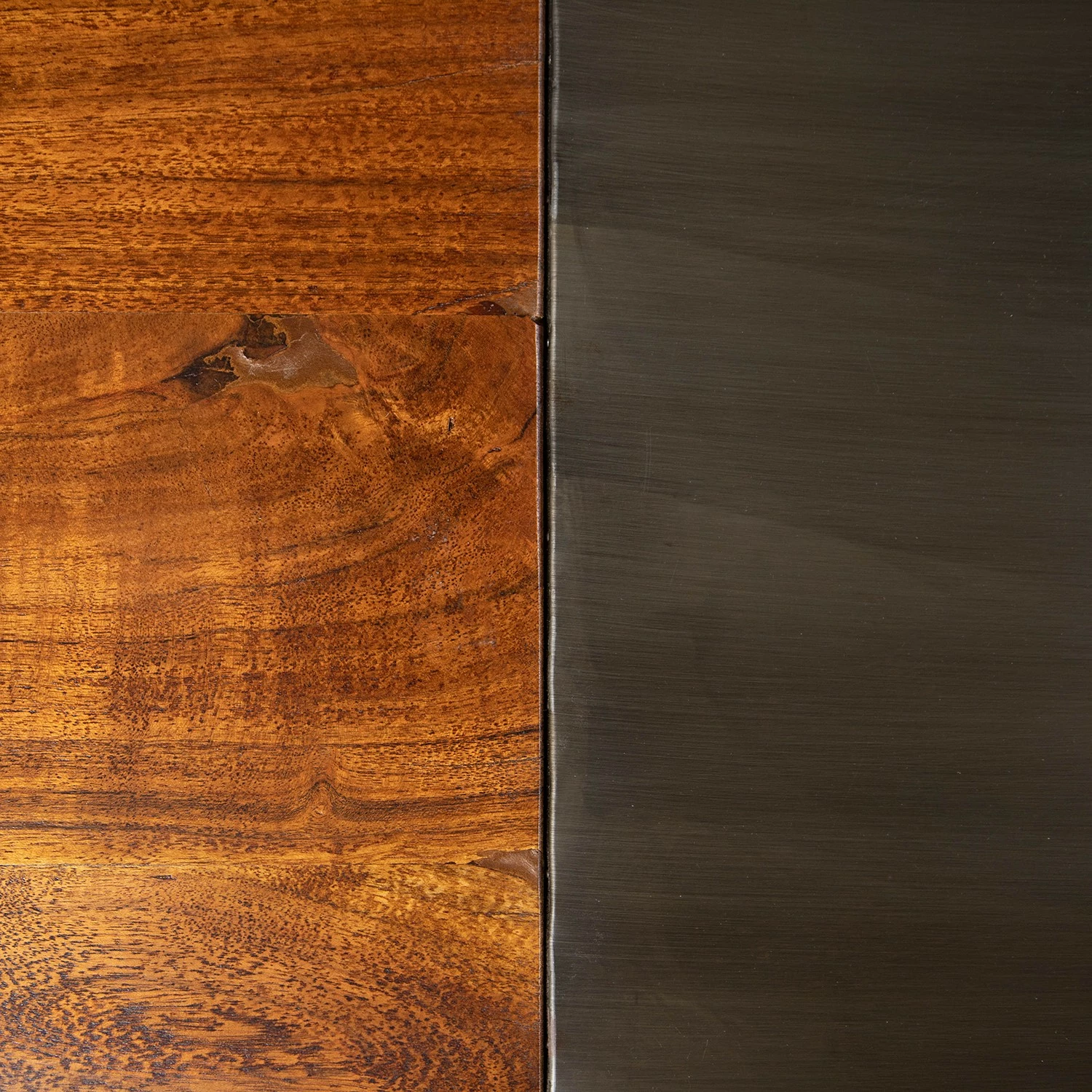 Wolf-Möbel Console Bazac - Acacia massif - Acacia / Gris foncé 15 Wolf-Möbel Console Bazac - Acacia massif - Acacia / Gris foncé – Image 13