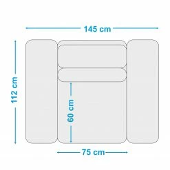 Fredriks Fauteuil XXL Gurat - Tissu - Tissu Sada: Gris -loftscape Boutique 1000243227 210330 18212800159 SKETCH DETAILS P000000001000243227 sketch