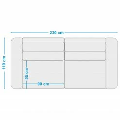 Fredriks Canapé Grossa (3 places) - Velours - Velours Vaia: Vert vieilli -loftscape Boutique 1000243234 210330 18213500227 SKETCH DETAILS P000000001000243234 sketch